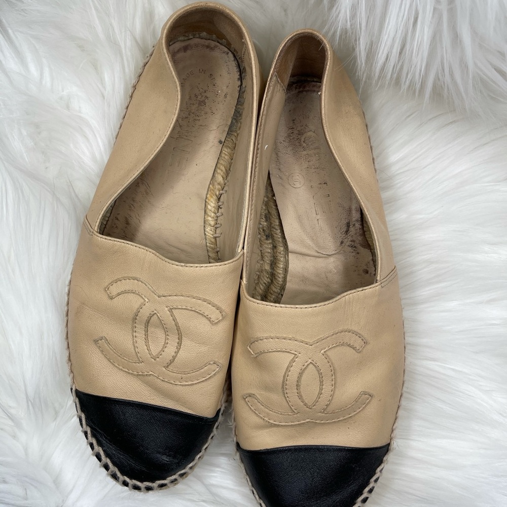 CHANEL Espadrille Flats
